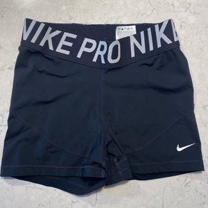 Black Nike Pro Spandex Shorts